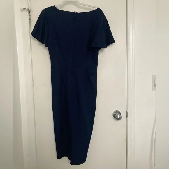 Collectif Navy Selma Wiggle or Pencil Dress - Picture 3 of 5